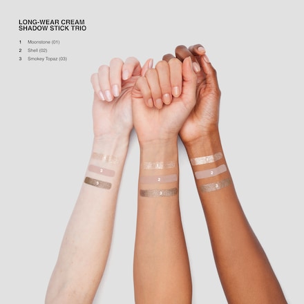 Long-Wear Cream Shadow Stick Trio