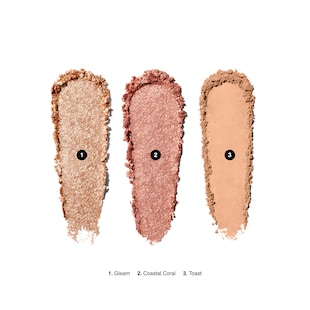Essential Eye Shadow Trios, Soft Coral, 6g